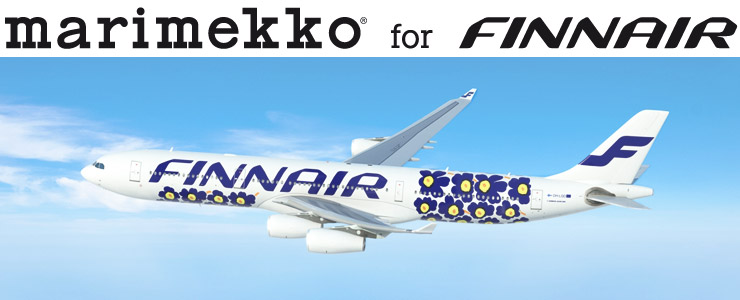 マリメッコのウニッコが日本に飛んでくる！ フィンエアーのキュートな旅客機
