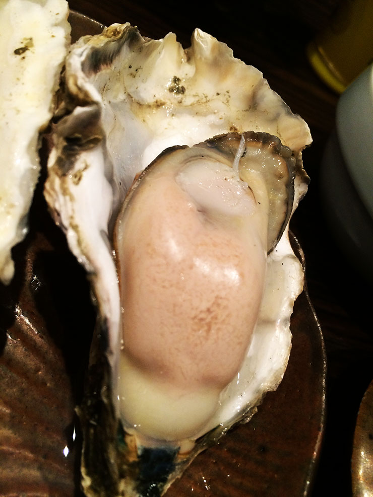 普通では味わえない極めてクリーミーな仙鳳趾産の牡蠣 / 牡蠣Bar