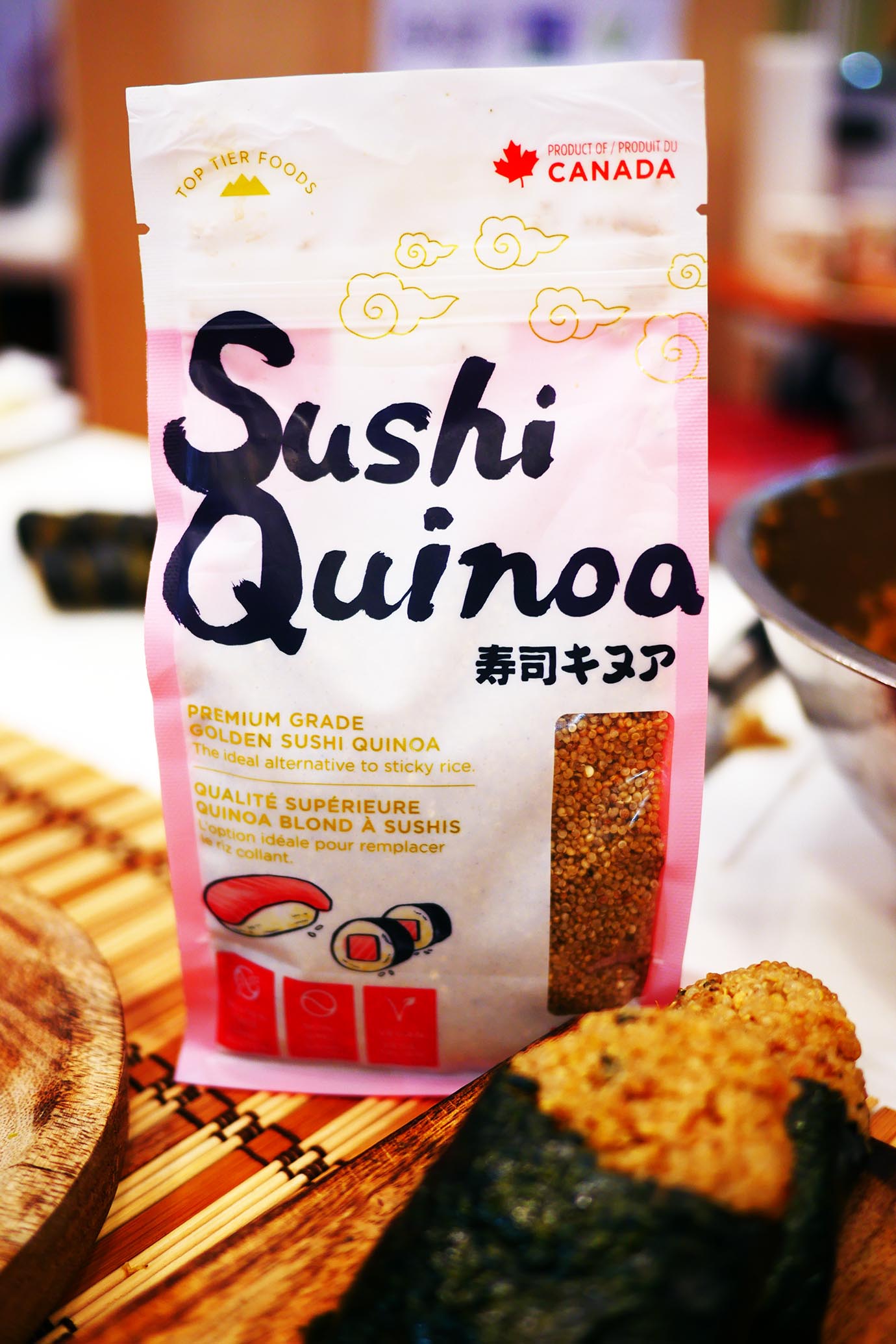 【FOODEX JAPAN2019】寿司に米を使わない「キヌア寿司」が話題 / カナダでは寿司屋が実用中
